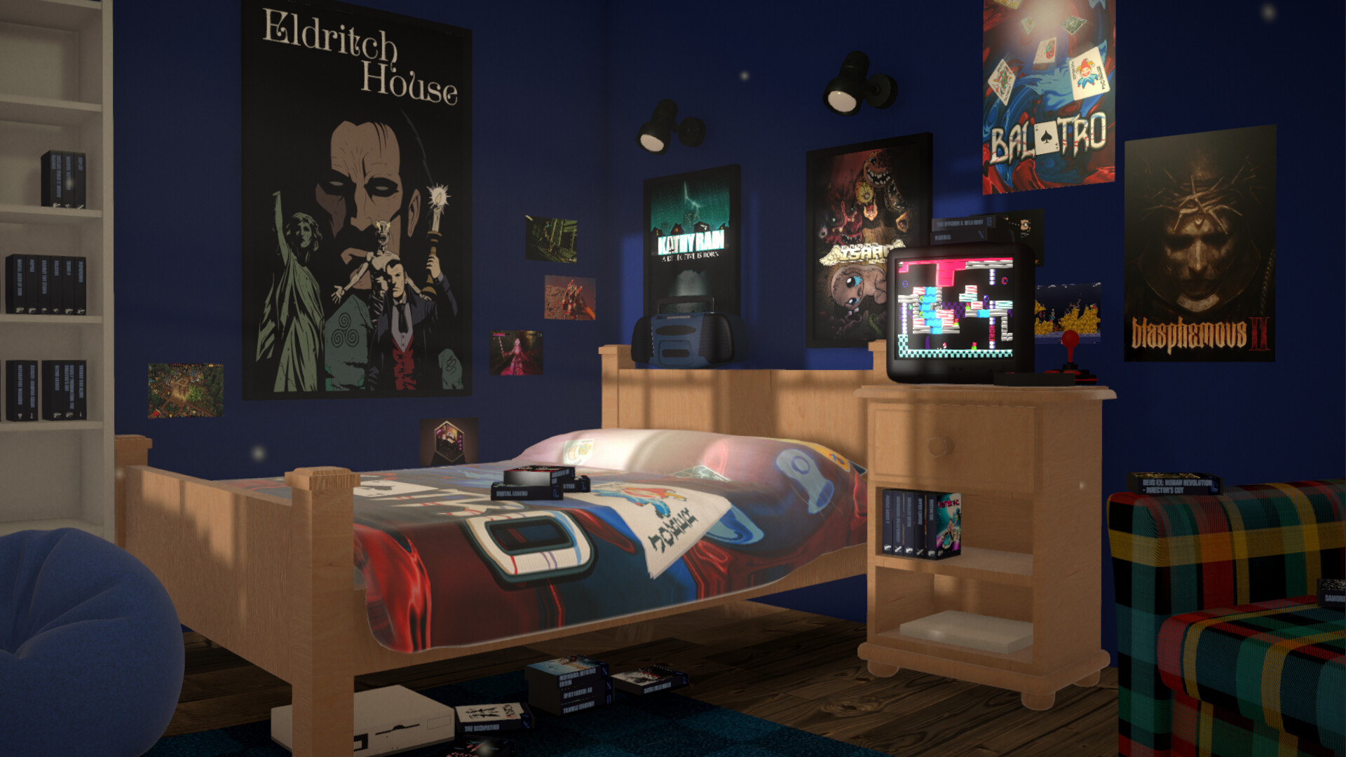 Скриншот из игры Boxroom