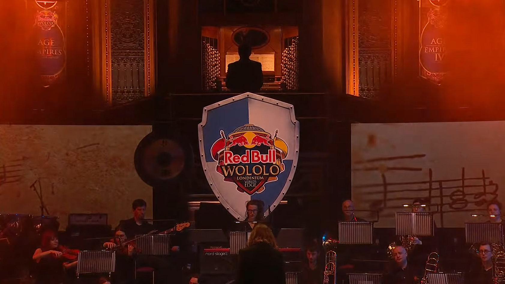 A shot of Hera right after winning the Red Bull Wololo: Londinium Age of Empires 2 tournament.