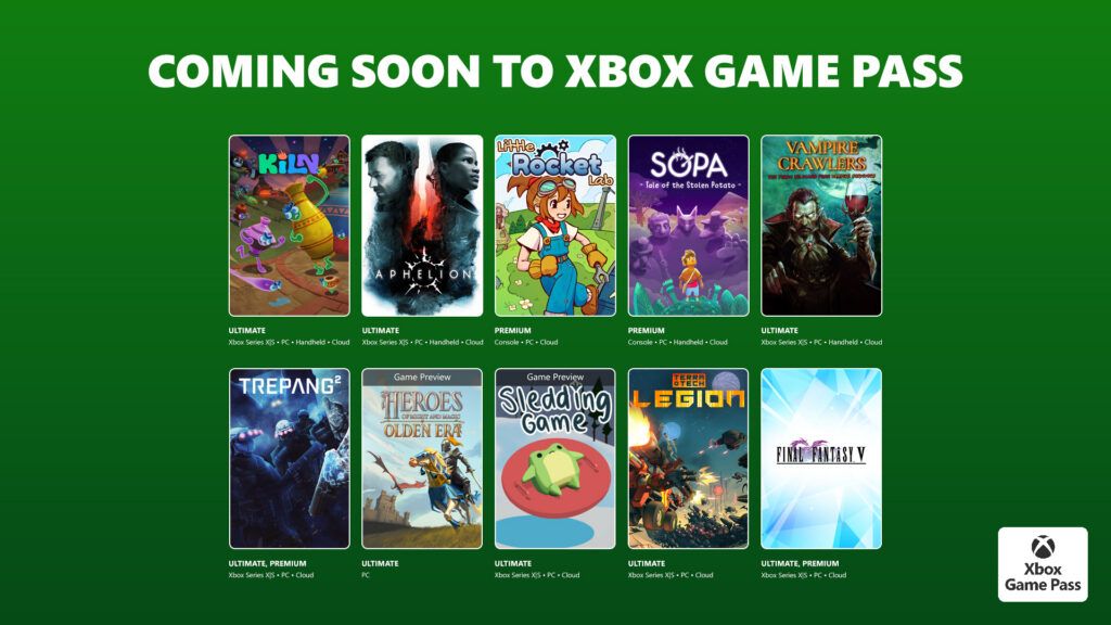 Изображение к статье: Новая волна игр в Xbox Game Pass: спин-офф Vampire Survivors и классика Final Fantasy - Xbox-game-pass на MSReview.net
