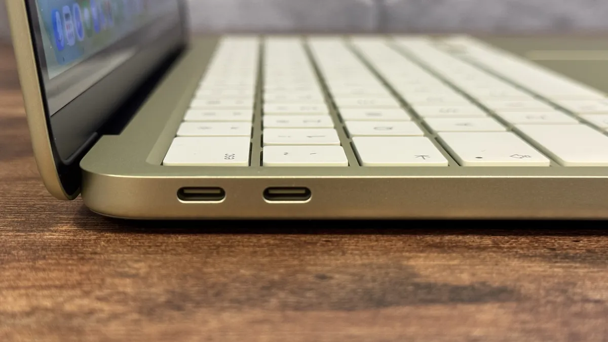 The MacBook Neo's ports, including USB-C 3.2 and USB-C 2.0, leave something to be desired.