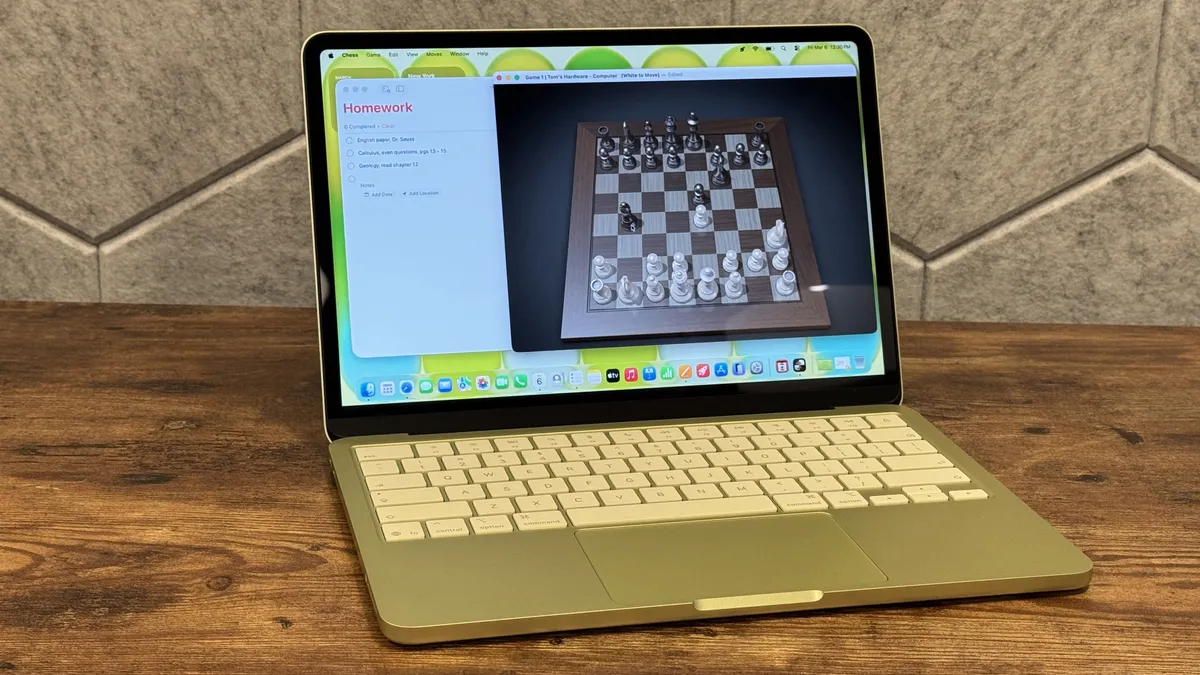 The MacBook Neo's A18 Pro chip offers excellent single-core CPU and overall GPU performance.