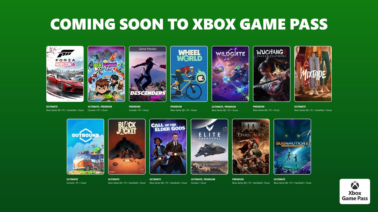 Изображение к статье: Forza Horizon 6 появится в Xbox Game Pass в этом месяце вместе с такими тяжелыми играми, как Doom: The Dark Ages, Subnautica 2 и многими - Xbox-game-pass на MSReview.net