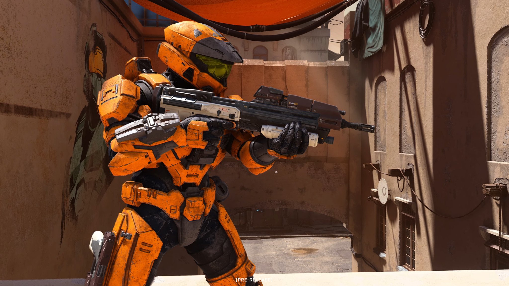 Halo Infinite's firefight gauntlet mode promotional image