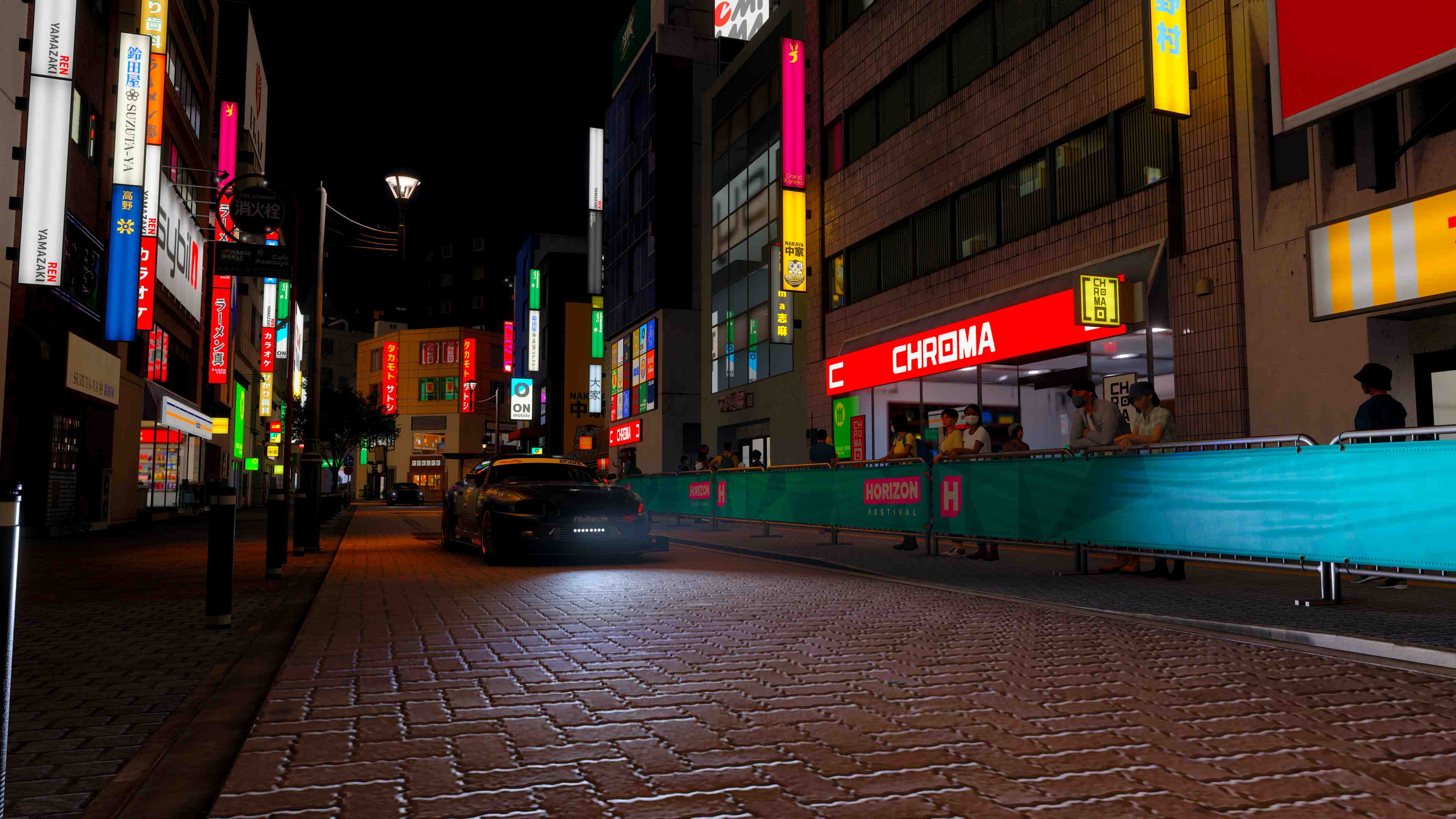 The gorgeous alley downtown near Shibuya Crossing.