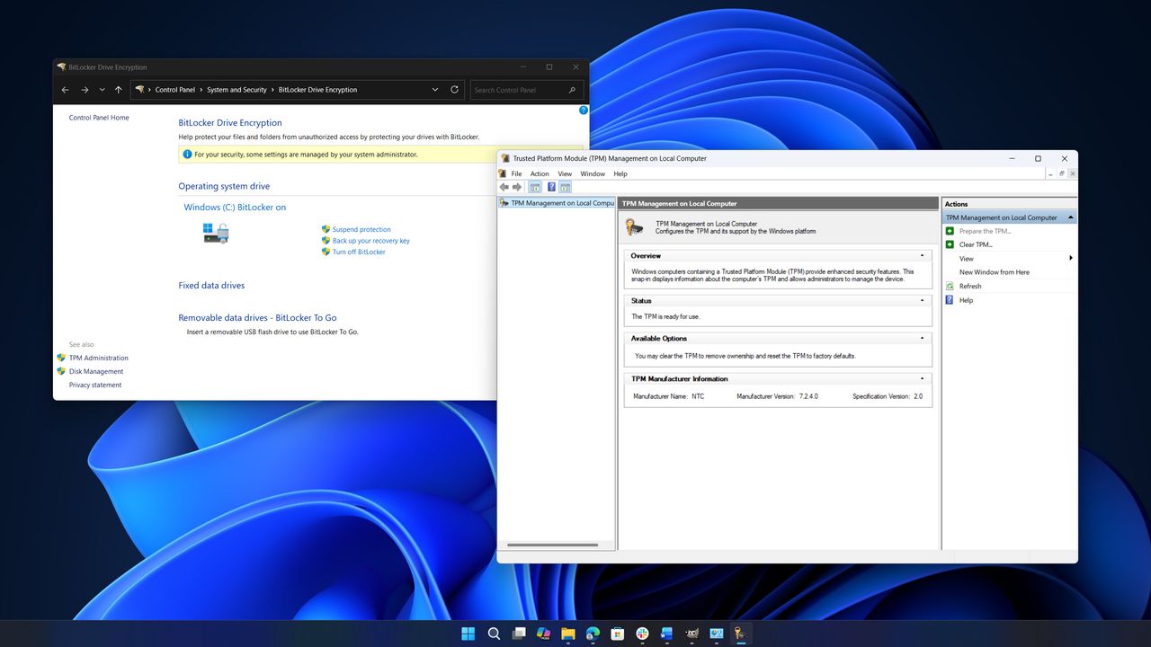 Изображение к статье: Microsoft исправляет надоедливую блокировку BitLocker — но только для Windows 11, в результате чего Windows 10 зависает - Windows 11 на MSReview.net