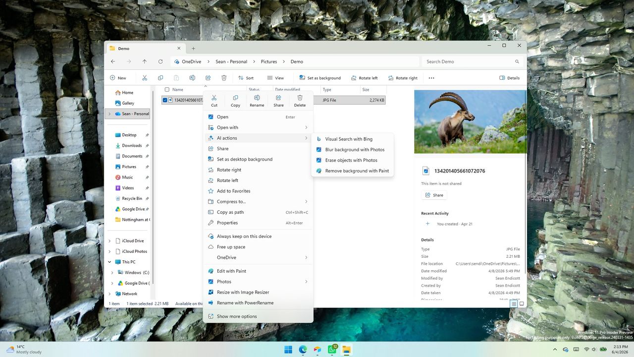 Изображение к статье: Загроможденные и противоречивые контекстные меню Windows 11 исчезнут - Windows 11 на MSReview.net