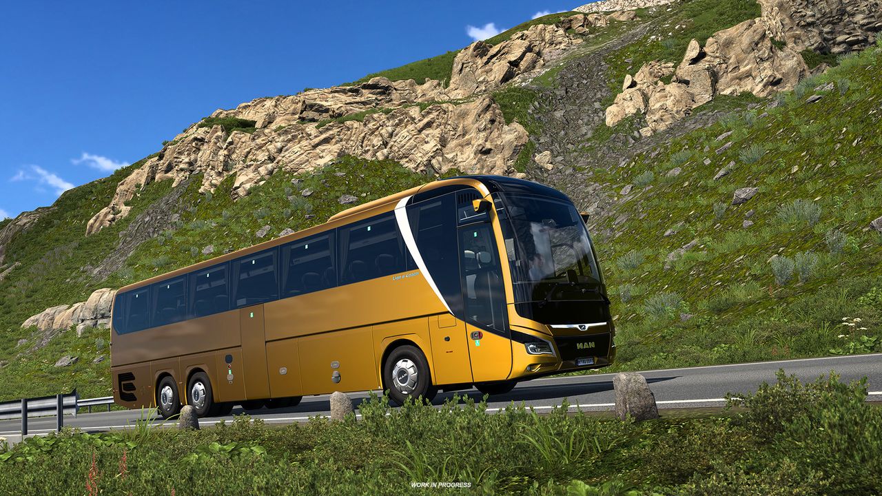 Изображение к статье: DLC «Coaches» для Euro Truck Simulator 2 вызывает ностальгию по поводу игрового процесса вождения автобуса и разочарование по поводу отсутствующих типов грузовиков - Windows 10 на MSReview.net