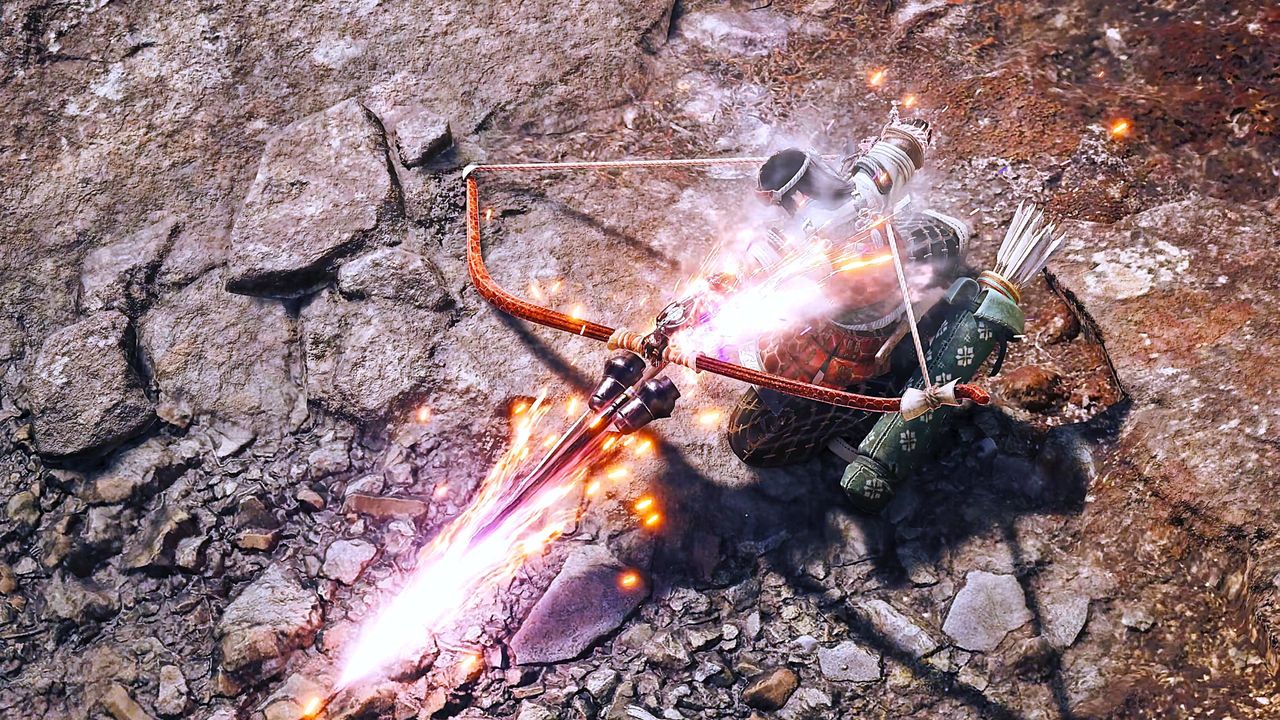 Изображение к статье: Monster Hunter Wilds: Следующий игровой трейлер Ascendance демонстрирует усовершенствования Boost Bracer для лука, превращающие оружие во взрывной дробовик - Игры на MSReview.net