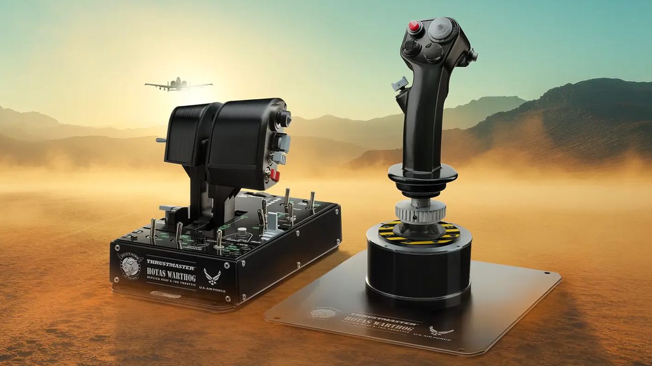 Изображение к статье: Новая ручка управления полетом от Thrustmaster — это тяжелая и аутентичная копия A-10C HOTAS для любителей компьютерных симуляторов, жаждущих цифровых воздушных боев - Microsoft на MSReview.net