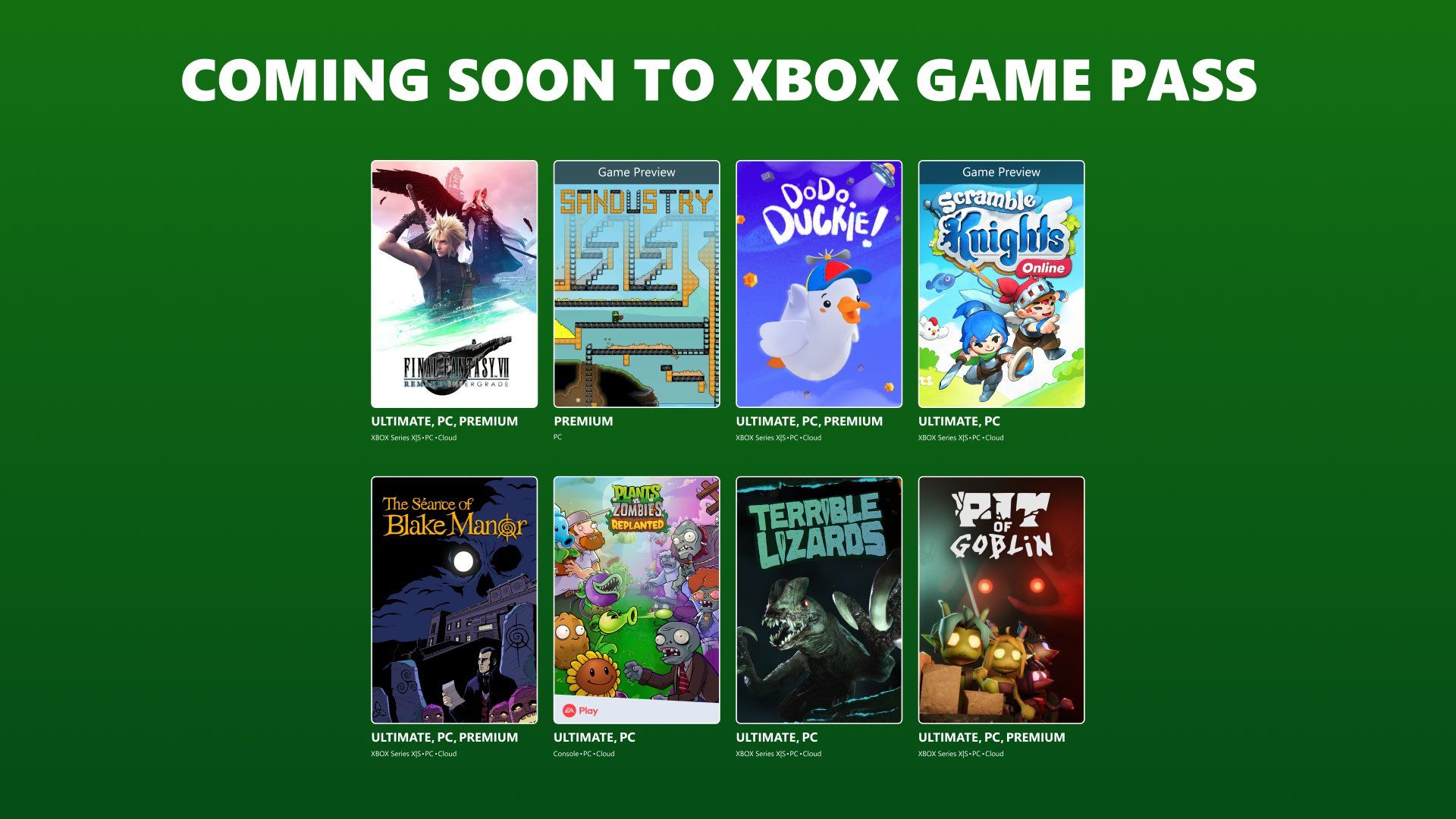 Изображение к статье: Ремейк Final Fantasy VII наконец-то появится в Xbox Game Pass в октябре - Microsoft на MSReview.net
