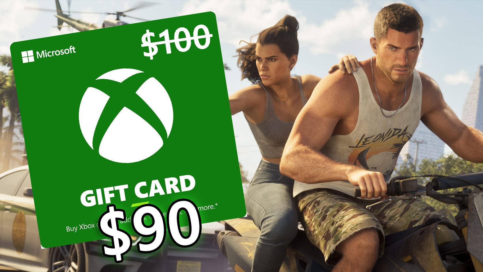 Изображение к статье: Получите $100 подарочную карту Xbox за $90 с этим кодом и сэкономьте на GTA6 (или чем-нибудь другом) - Microsoft Store на MSReview.net