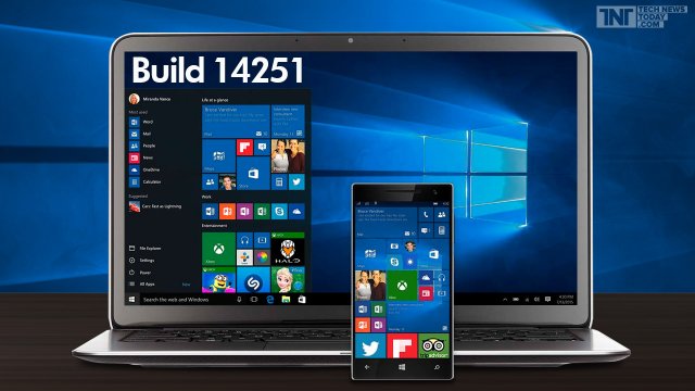 Пресс-релиз сборки Windows 10 Insider Preview 14251