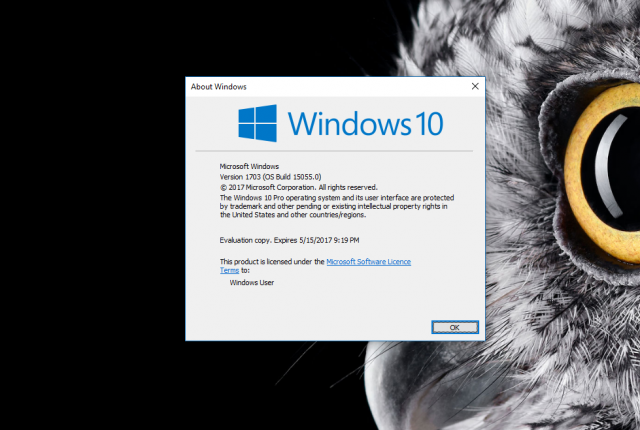Microsoft подтвердила номер версии Windows 10 Creators Update