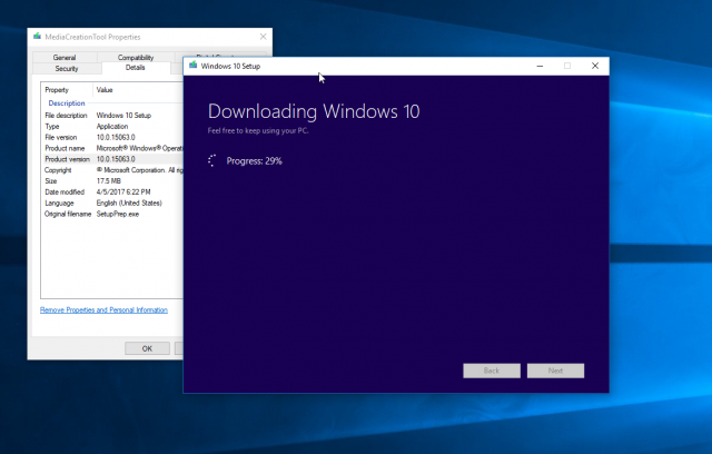 Windows 10 Creators Update уже можно скачать через Microsoft Media Creation Tool