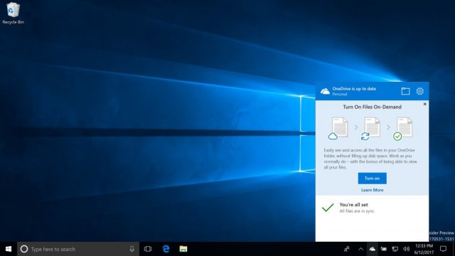 Microsoft анонсировала функцию Файлы по запросу для инсайдеров в Windows 10