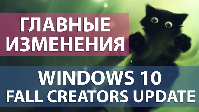 Главные изменения Windows 10 Fall Creators Update