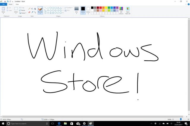 Microsoft сделает приложение Paint бесплатно доступным в магазине Windows Store