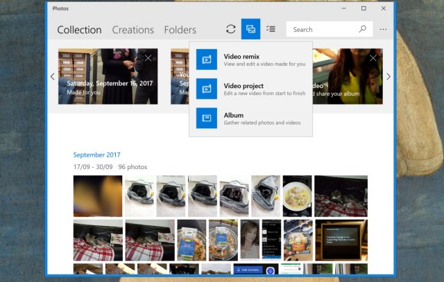 Microsoft тестирует новые функции и анимации для приложения «Фотографии»