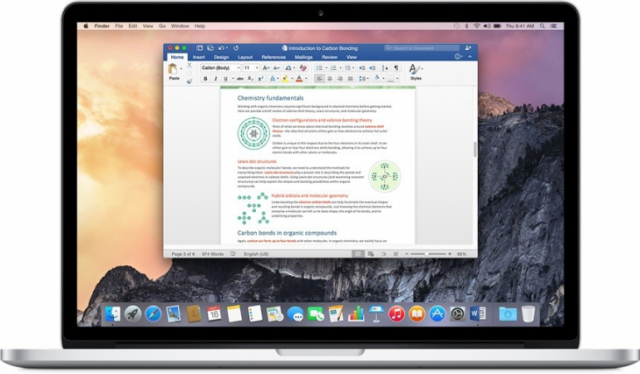 Вышел Office 2016 версии 16.0.0 для Mac