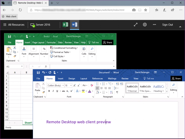 Microsoft анонсировала публичную предварительную версию веб-клиента Remote Desktop