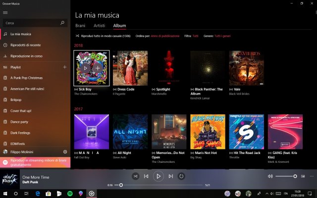 Groove Music лишится поддержки трансляции потоковой передачи музыки с OneDrive