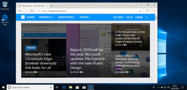 Microsoft готова выпустить браузер Edge на Chromium в программе тестирования Windows Insider