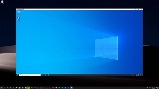 Обзор «Песочницы Windows» в Windows 10 May 2019 Update