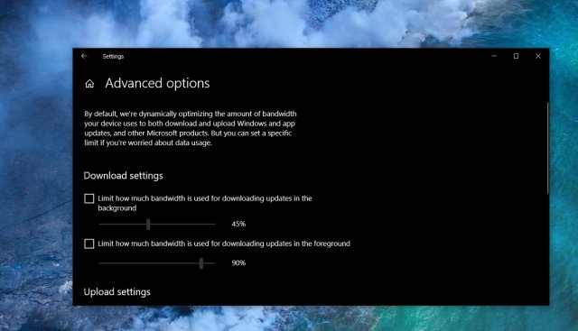 В Windows 10 вскоре можно будет ограничить скорость загрузки обновлений