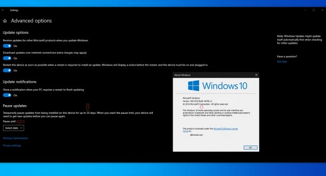 Корпоративные пользователи скоро получат Windows 10 версии 1903