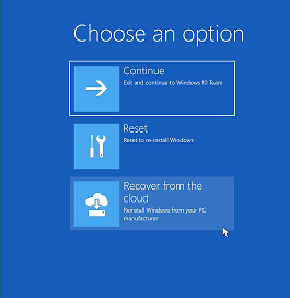 Подробнее о новой облачной функции установки Windows 10