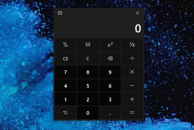 В Калькуляторе Windows 10 появилась функция «Всегда сверху»