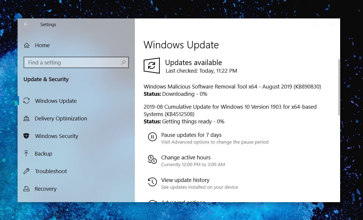Версия 10 19. Кумулятивные обновления Windows 10. Установщик обновлений Windows 10 программа. Cumulative update. Картинки Windows 10 19h1 updated Aug 2019.