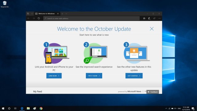 Доступна для скачивания Windows 10 Build 17763.720 (October 2018 Update)