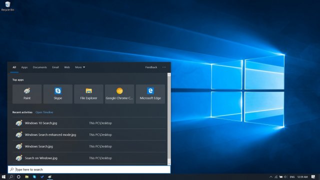 Улучшенный поиск Windows теперь распространяется на ПК с Windows 10