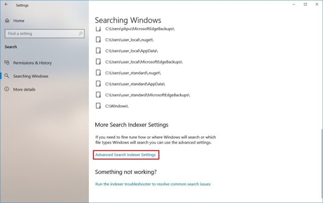 1569066549 search settings windows 10 advanced option