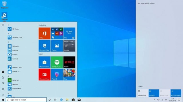 Официальный ISO-образ Windows 10 Build 18990 (20H1) теперь доступен для скачивания