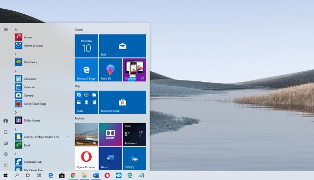 Доступна для загрузки Windows 10 Build 19025