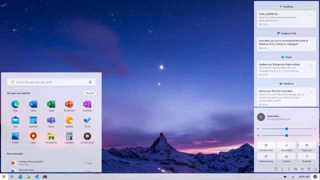 Концепция Windows 10 версии 2004 (KDE)