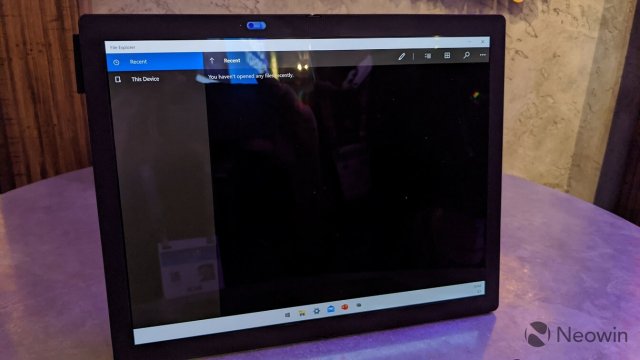Windows 10X будет поставляться с современным Проводником