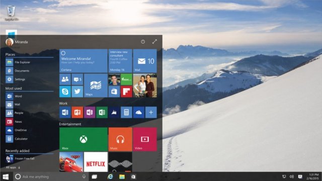 Microsoft работает над изменениями поиска в Windows 10