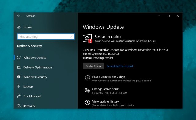 Microsoft задерживает параметр «Необязательные обновления» для Windows 10
