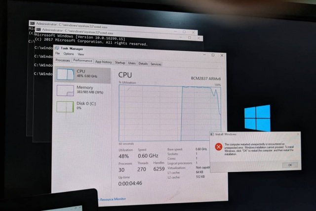 Как работает Windows 10 на Raspberry Pi 4 и Pi 3