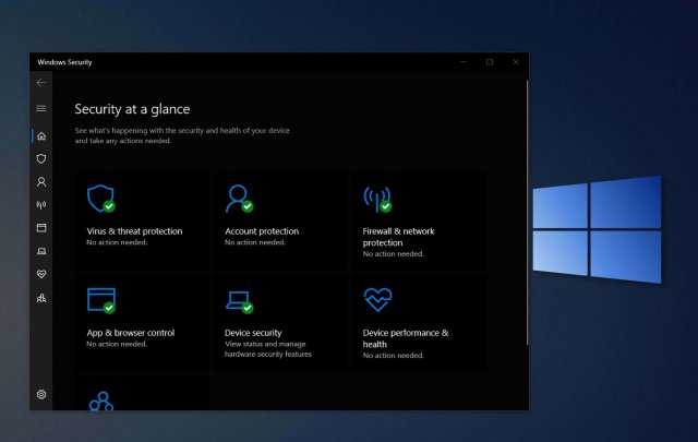 Обновление Windows 10 нарушает работу Защитника Windows