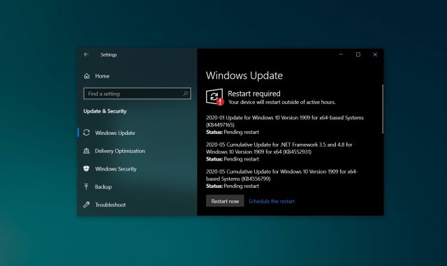 Microsoft выпускает обновление для Windows 10 [KB4497165]