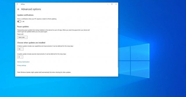 Как заблокировать обновления функций Windows 10
