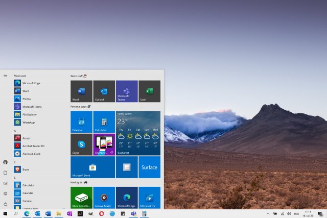Windows 10 Build 20170: улучшения поиска и Параметров