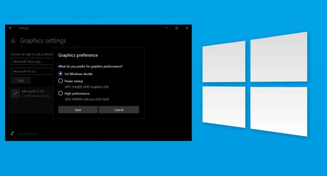Windows 10 Build 20190: новые настройки графики и обновления системы