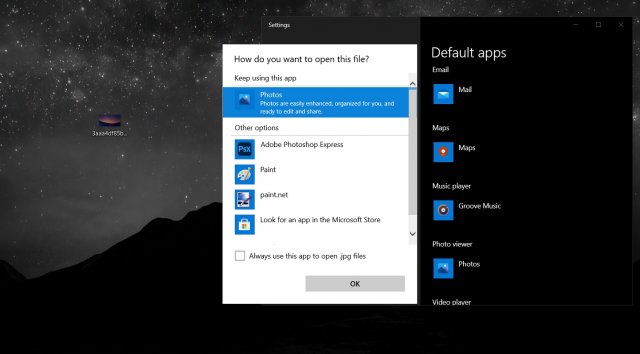 Windows 10: выбор приложений по умолчанию для файлов станет проще