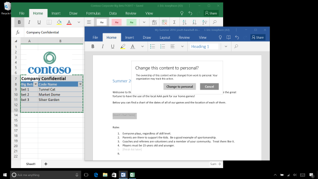 Microsoft выпускает Office Insider Preview Build 13408.20000