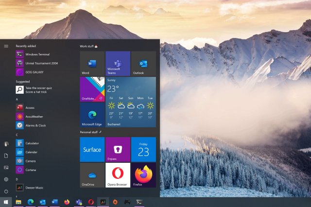 Что нового в Windows 10 Preview Build 19042.608